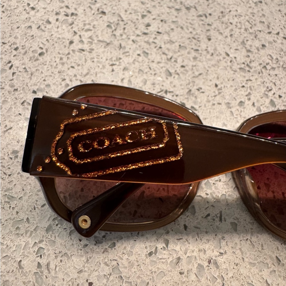 Coach Dark Brown Sunglasses - Picture 3 of 4